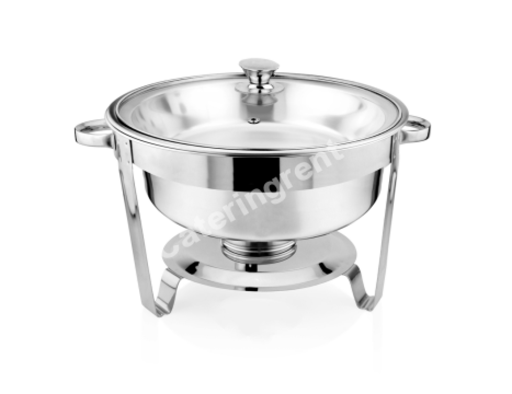 chafing KULATÝ 4 - skleněné víko