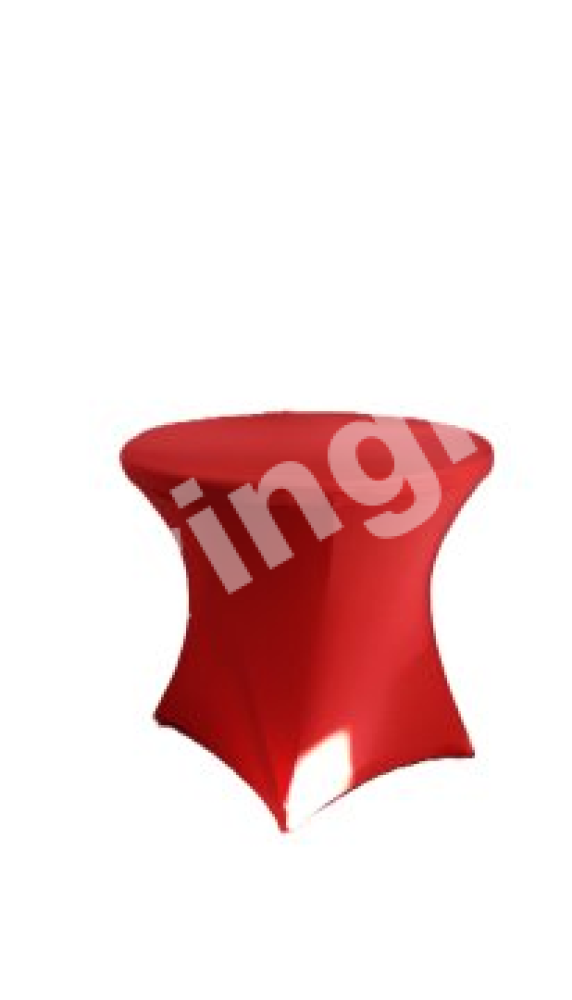 streč červený stůl 80