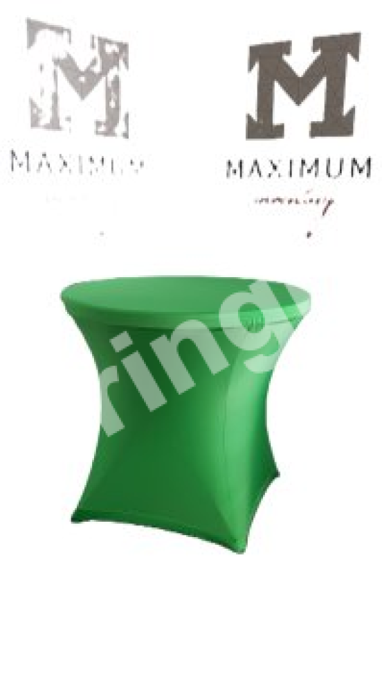 streč zelený stůl 80cm