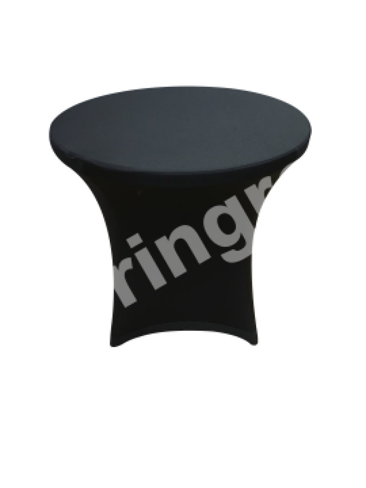 streč černý stůl 80