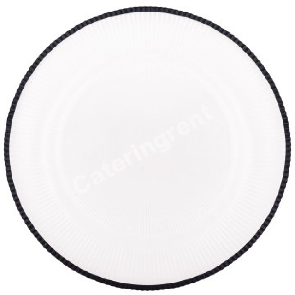 talíř klubový ČERNÁ LINKA