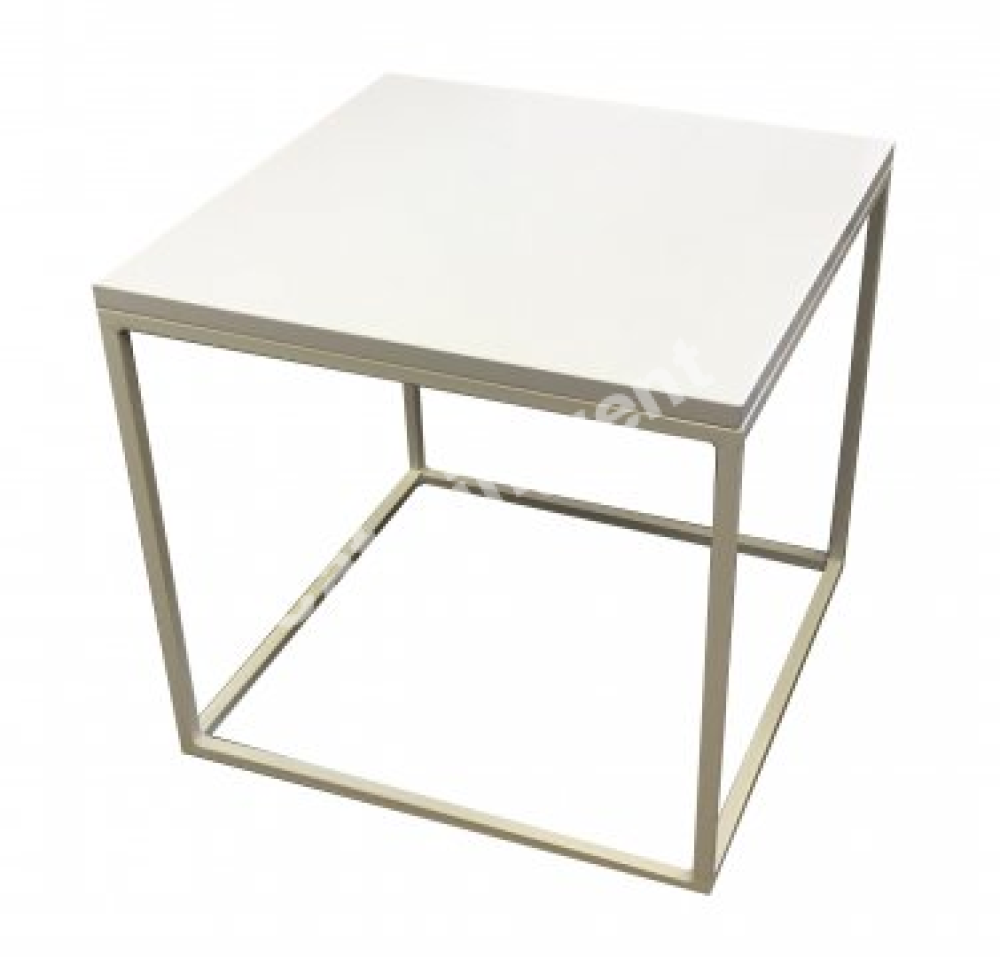 stůl konferenční bílý 50x50