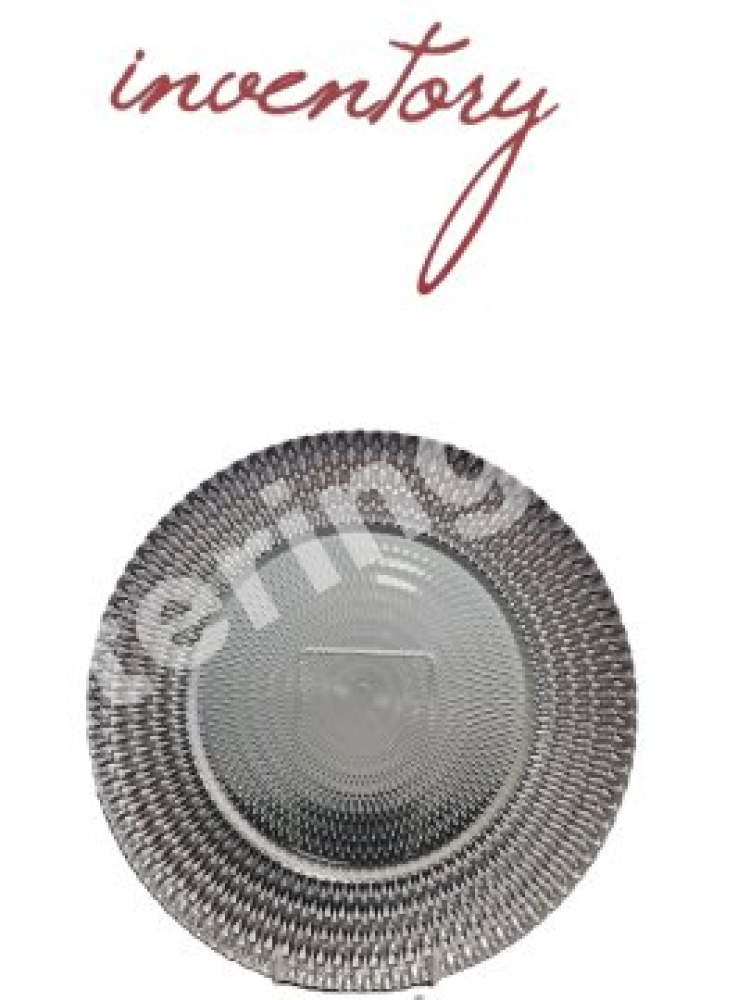 talíř klubový STŘÍBRNÝ OKRAJ